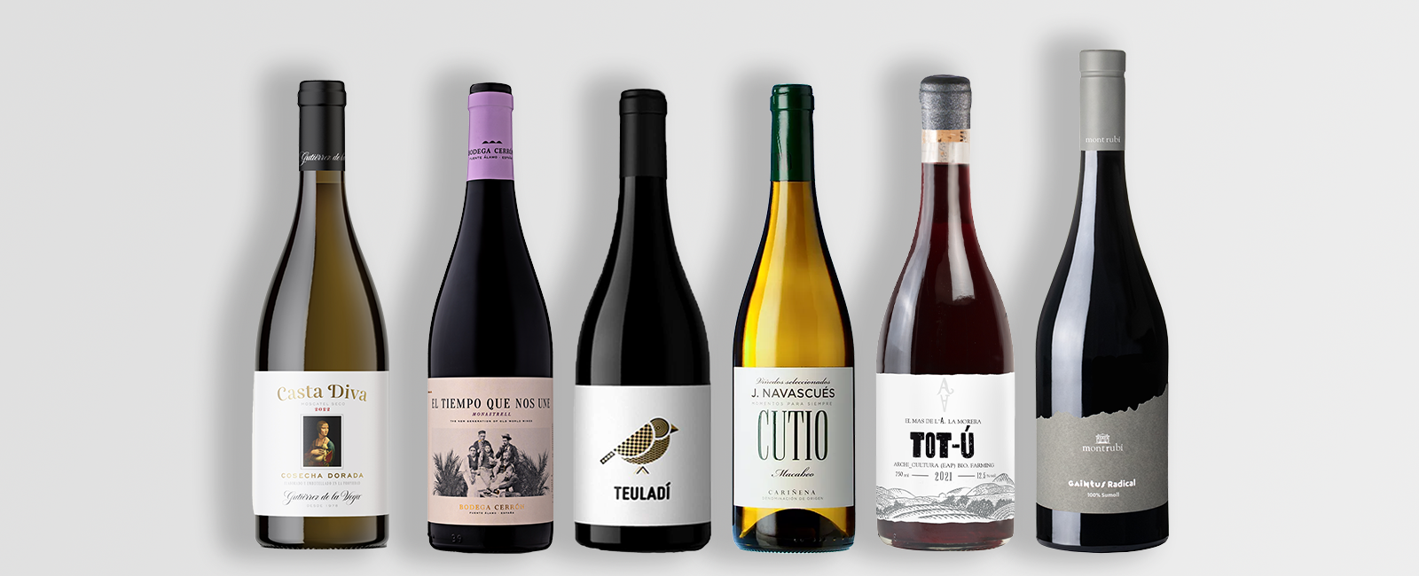 Botellas de vino del Pack Primavera 2024